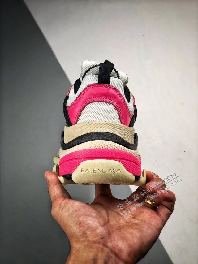 Balenciaga經典款男女鞋 巴黎世家頂級版本Triple-S 17老爹鞋 Balenciaga情侶款老爹鞋  hdbl1232